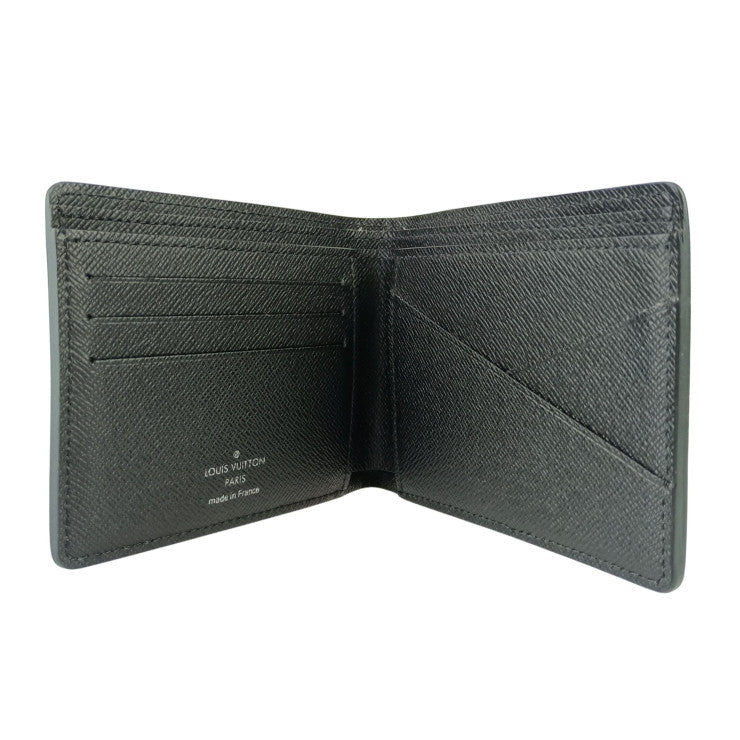LOUIS VUITTON ルイヴィトン 財布 ミュルティプル M60662 ブラック エピ メンズ 美品