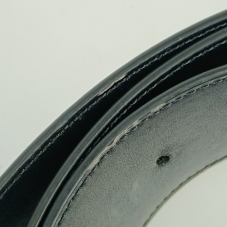 LOUIS VUITTON ルイヴィトン ベルト ベルト LV オプティック M8505V ブラック モノグラム エクリプス メンズ 美品