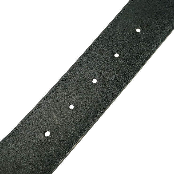 LOUIS VUITTON ルイヴィトン ベルト ベルト LV オプティック M8505V ブラック モノグラム エクリプス メンズ 美品