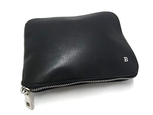 BALLY バリー トートバッグ エコバッグ ブラック ナイロン×レザー ユニセックス 折りたたみ式 シルバー金具 美品