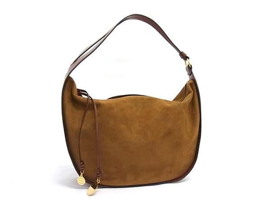 STELLA McCARTNEY ステラ マッカートニー ショルダーバッグ ブラウン スエード レザー レディース