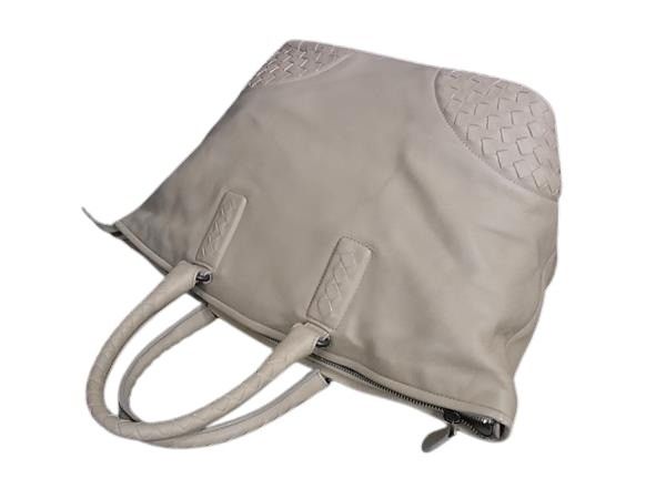 BOTTEGA VENETA ボッテガヴェネタ ハンドバッグ イントレチャート 214728 ベージュ レザー レディース