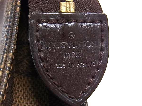 LOUIS VUITTON ルイヴィトン ポーチ ポッシュ トワレ15 N47548 エベヌ(ブラウン系) ダミエ ユニセックス 美品