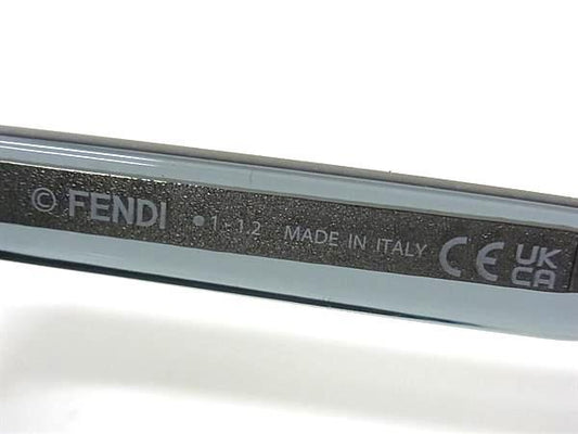FENDI フェンディ サングラス FE40025F ブルー クリアブルー プラスチック ユニセックス ロゴ