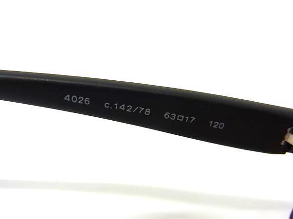 CHANEL シャネル サングラス ココマーク 4026 ブラック クリアレッド プラスチック メンズ