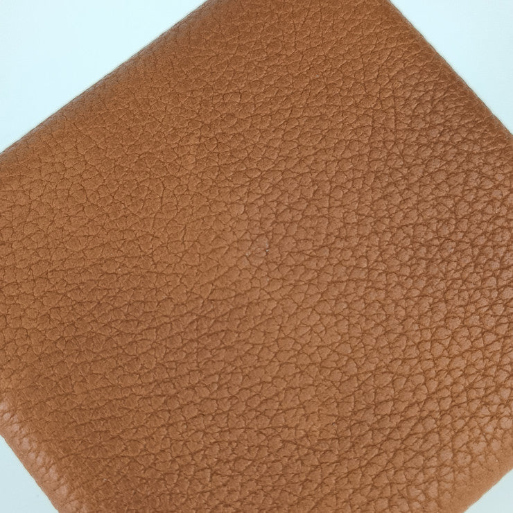 美品 HERMES エルメス バスティア コインケース - GOLD ブラウン系 エバーカラー ユニセックス シルバー金具 小銭入れ B刻印