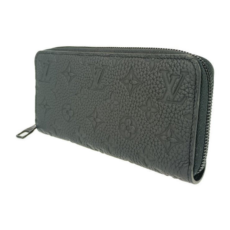 美品 LOUIS VUITTON ルイ ヴィトン ジッピーウォレット ホリゾンタル 長財布 M11721 ブラック トリヨンレザー メンズ ラウンドファスナー