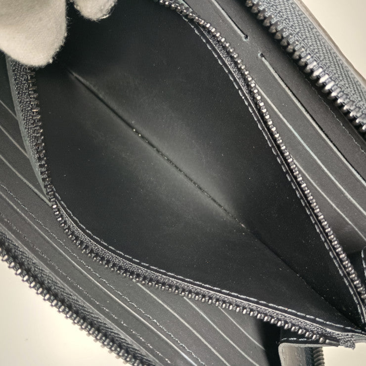 美品 LOUIS VUITTON ルイ ヴィトン ジッピーウォレット ホリゾンタル 長財布 M11721 ブラック トリヨンレザー メンズ ラウンドファスナー