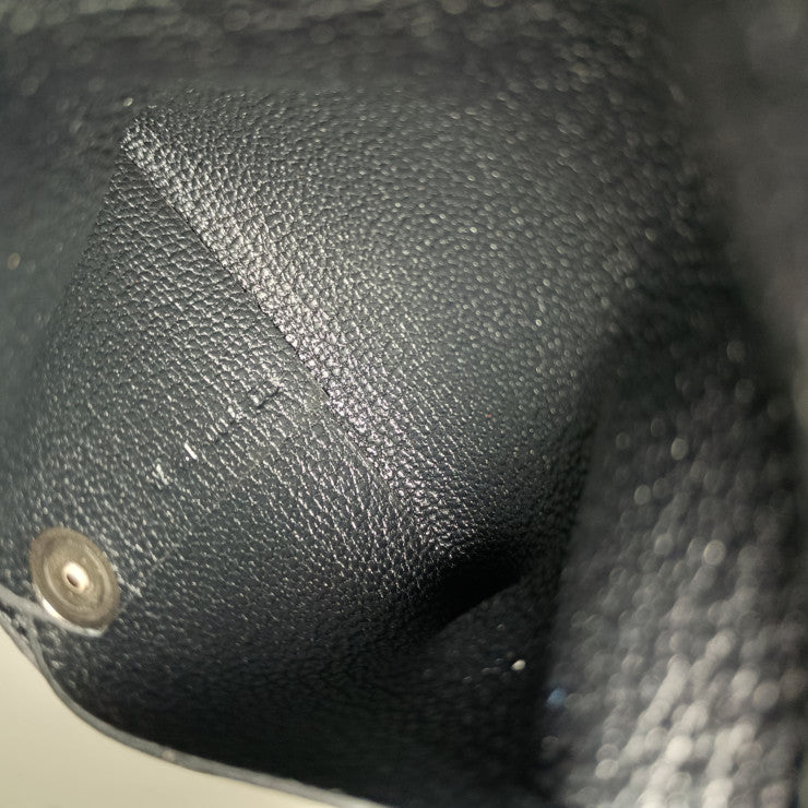 新古未使用展示品 HERMES エルメス バスティア コインケース - ブラック シェーブル ユニセックス シルバー金具 小銭入れ W刻印