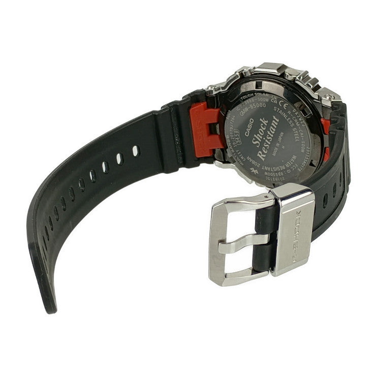 CASIO カシオ G-SHOCK FULL METAL Gショック フルメタル 腕時計 GMW-B5000-1JF シルバー ブラック ステンレススチール 樹脂系 メンズ デジタル タフソーラー 電波 Bluetooth