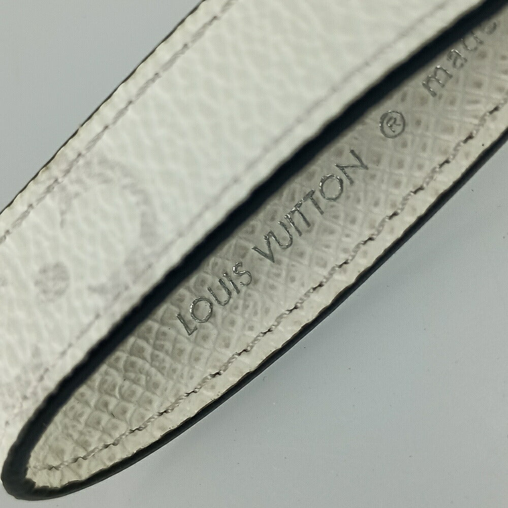 美品 LOUIS VUITTON ルイ ヴィトン バッグチャーム キーホルダー・ドラゴンヌ M82379 ホワイト系 ブラック系 モノグラム・キャンバス モノグラム・エクリプス キャンバス ユニセックス キーリング