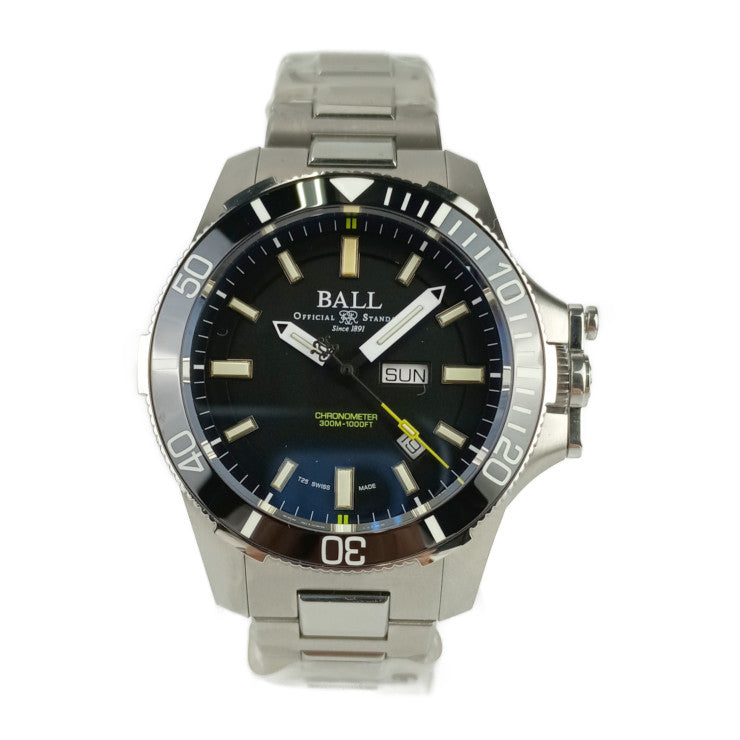 超美品 BALL WATCH ボール ウォッチ 腕時計 エンジニアハイドロカーボン DM2236A-SCJ-BK ブラック文字盤 SS セラミック メンズ サブマリンウォーフェア 自動巻き