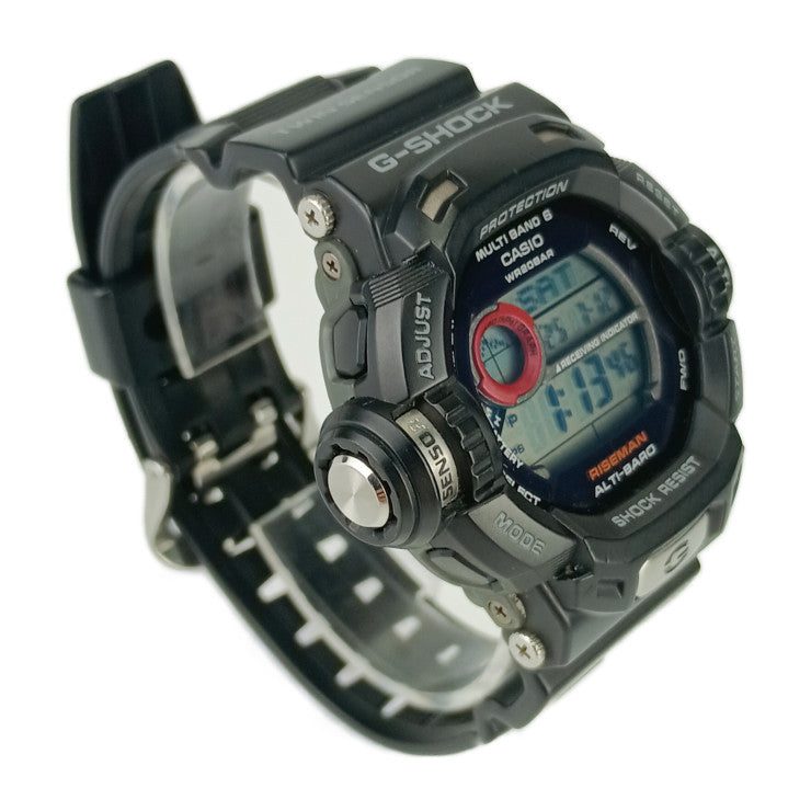 美品 CASIO カシオ 腕時計 G-SHOCK ライズマン GW-9200J デジタル文字盤 ラバー メンズ