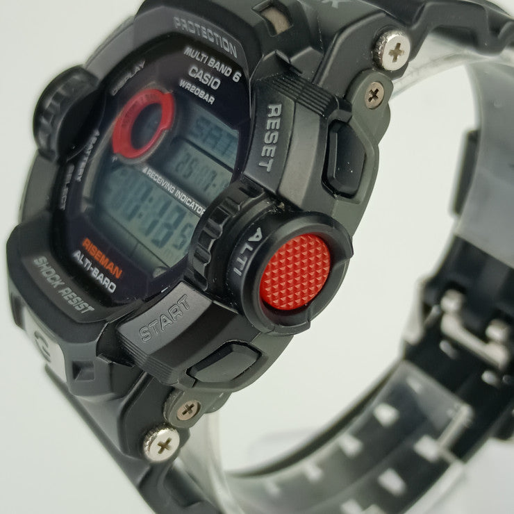 美品 CASIO カシオ 腕時計 G-SHOCK ライズマン GW-9200J デジタル文字盤 ラバー メンズ