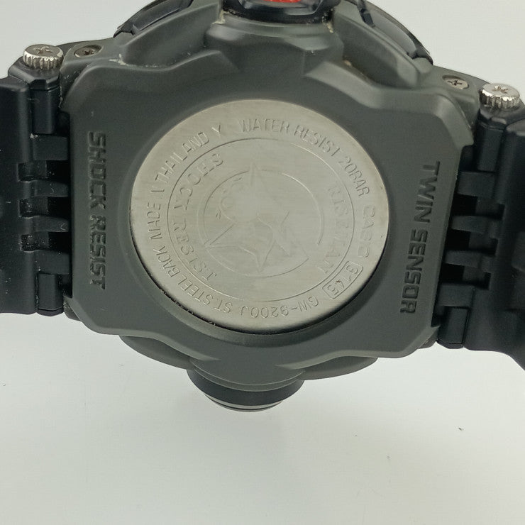 美品 CASIO カシオ 腕時計 G-SHOCK ライズマン GW-9200J デジタル文字盤 ラバー メンズ