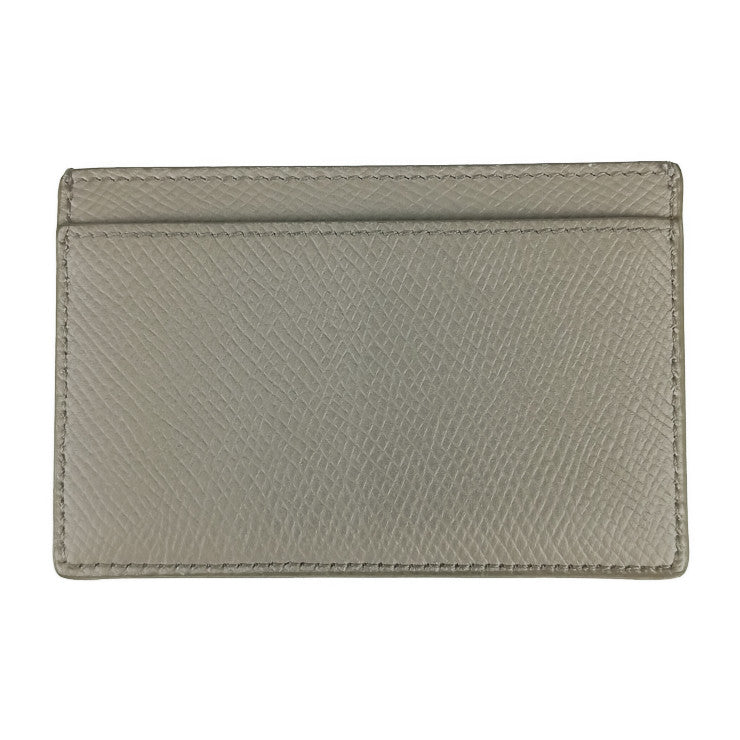 美品 CELINE セリーヌ カードケース プレーン カードホルダー 10B703BEL.10BL グレー系 グレインドカーフスキン ユニセックス 名刺入れ パスケース