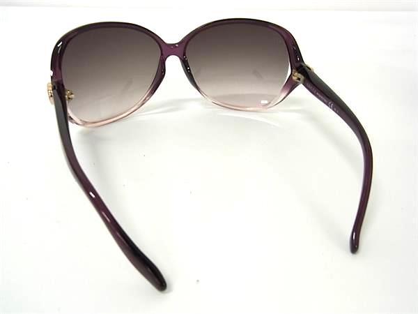 GUCCI グッチ アイウェア ラブリーハート サングラス GG 3525/K/S クリアパープル系 プラスチック レディース 美品