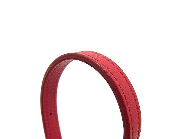 CELINE セリーヌ ショルダーバッグ トロッター スモール ピンクレッド系 レザー レディース フューシャピンク シルバー金具 美品