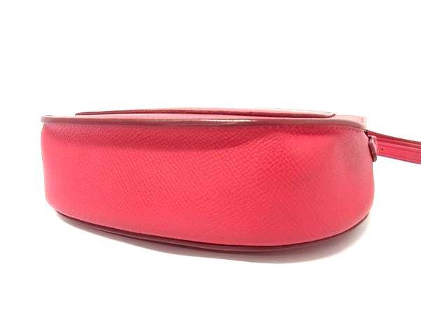 CELINE セリーヌ ショルダーバッグ トロッター スモール ピンクレッド系 レザー レディース フューシャピンク シルバー金具 美品