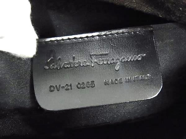 Salvatore Ferragamo フェラガモ ハンドバッグ かごバッグ DV21 0265 ダークブラウン ラタン レディース