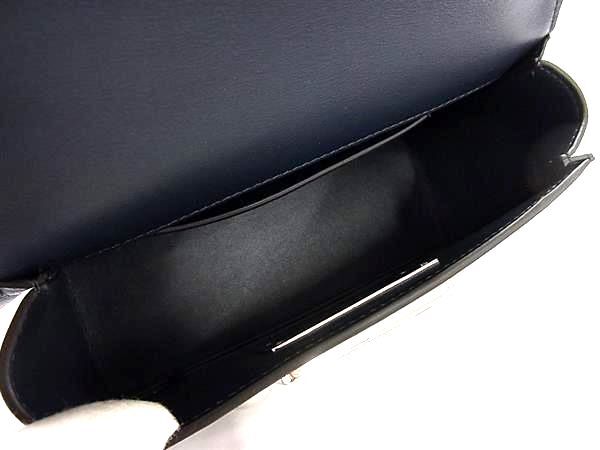 MARNI マルニ ボディバッグ トランカルー ネイビー レザー レディース シルバー金具 超美品