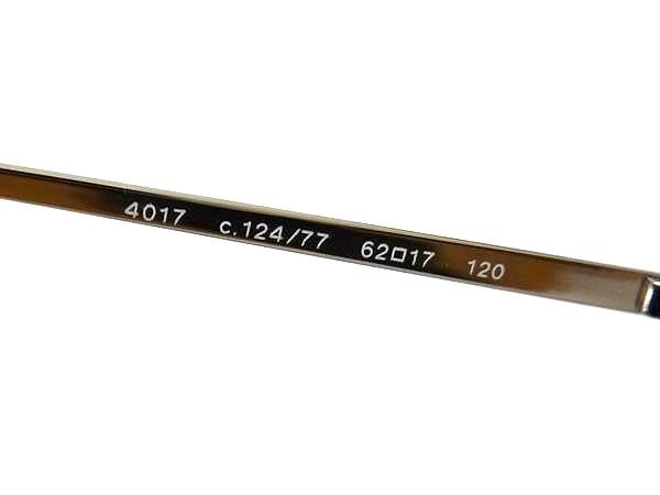 CHANEL シャネル サングラス ココマーク 4017 シルバー パープル クリアブラウン メタル ユニセックス 美品