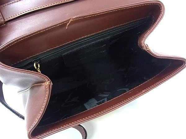 Salvatore Ferragamo フェラガモ ハンドバッグ DO21 1668 ブラウン レザー レディース スタッズ 2WAY ゴールド金具