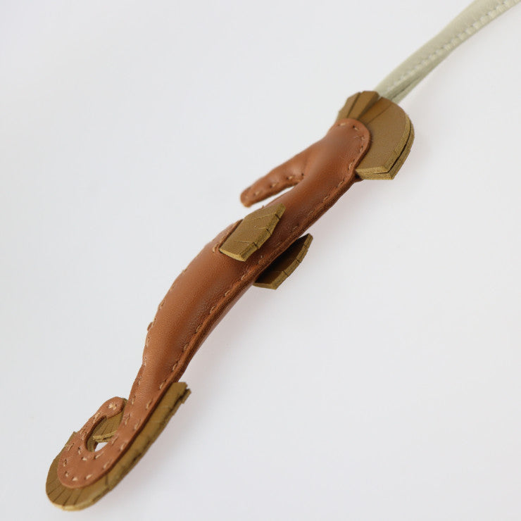 新品未使用展示品 HERMES エルメス イポ タツノオトシゴ その他小物 アニョーミロ ブラウン系(ゴールド×クラフト×クレ) バッグチャーム B刻印