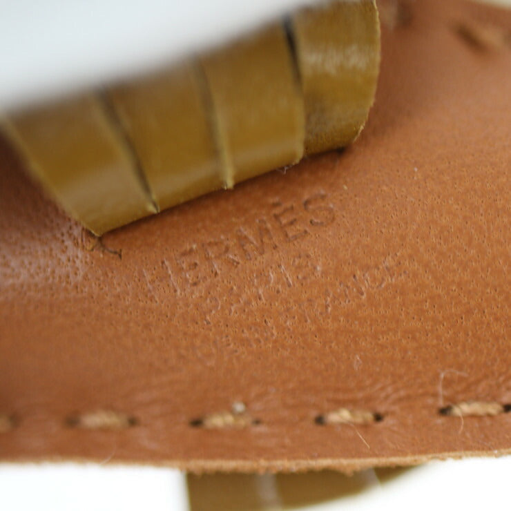 新品未使用展示品 HERMES エルメス イポ タツノオトシゴ その他小物 アニョーミロ ブラウン系(ゴールド×クラフト×クレ) バッグチャーム B刻印
