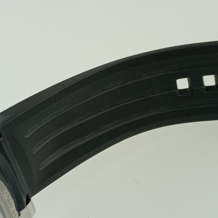 美品 GRAHAM グラハム 腕時計 クロノファイター R・A・C スケルトン リミテッド 2CRBS.BK1A.K25B シルバー ブラック ステンレス ラバー メンズ 世界限定200本 自動巻き