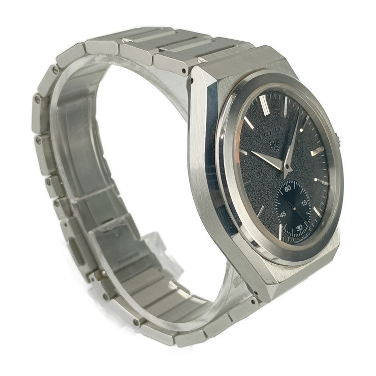 美品 CITIZEN シチズン 腕時計 ザ・シチズン メカニカルモデル NC0200-90E / 0200-T027113 シルバー ブラック文字盤 SS メンズ 特定店取扱モデル 裏スケ 自動巻き スモールセコンド