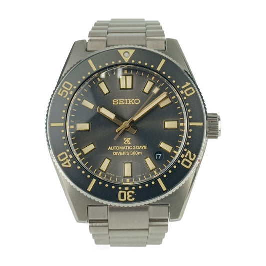超美品 SEIKO セイコー 腕時計 プロスペックス Diver Scuba SBDC199 / 6R55-00G0 シルバー グレー文字盤 SS メンズ 100周年記念 メカニカルダイバーズ 1965 ヘリテージ スペシャルエディション 自動巻き