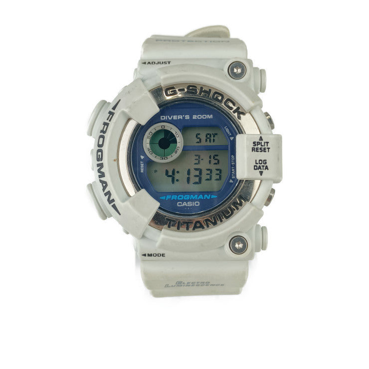 CASIO カシオ 腕時計 G-SHOCK MASTER OF G - SEA FROGMAN Gショック フロッグマン DW-8200LG-8JR ホワイト チタン 樹脂 メンズ クオーツ デジタル