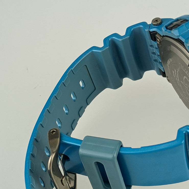 CASIO カシオ 腕時計 G-SHOCKMASTER OF G - SEA GULFMAN Gショック ガルフマン G-9100TC-2JF メタリックブルー チタン 樹脂 メンズ クオーツ デジタル