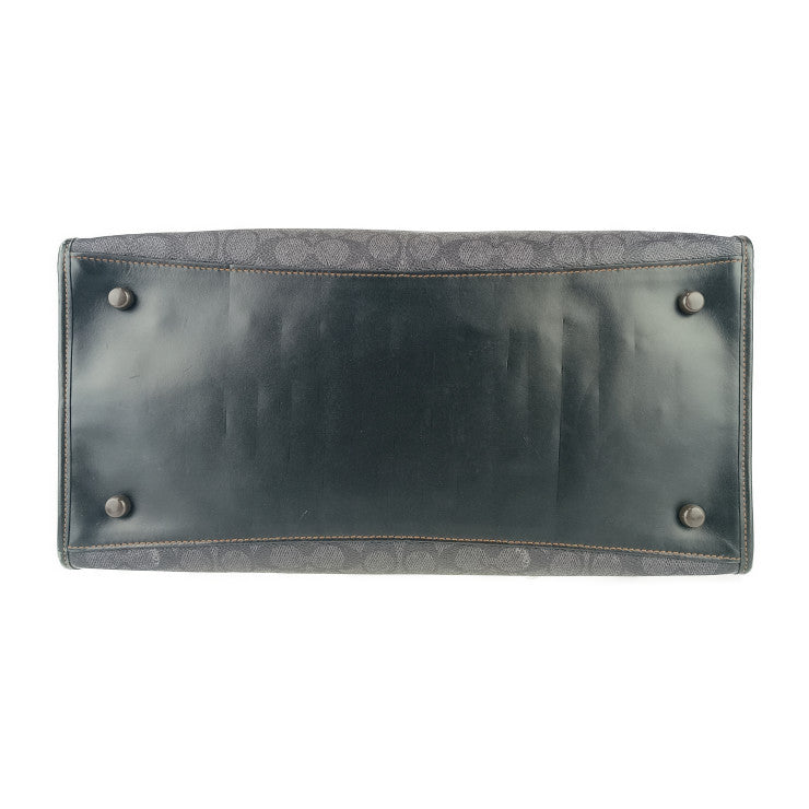 COACH コーチ トートバッグ レキシー プレイフィールド トート40 C4723 ブラック グレー PVC レザー ユニセックス 2WAY ショルダーバッグ シグネチャー