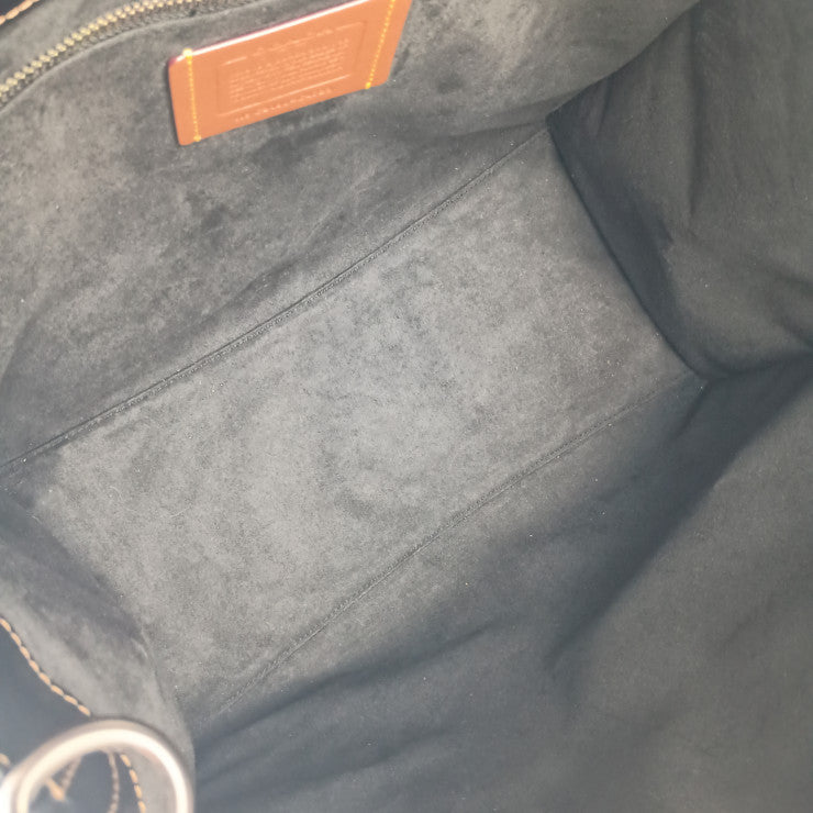 COACH コーチ トートバッグ レキシー プレイフィールド トート40 C4723 ブラック グレー PVC レザー ユニセックス 2WAY ショルダーバッグ シグネチャー