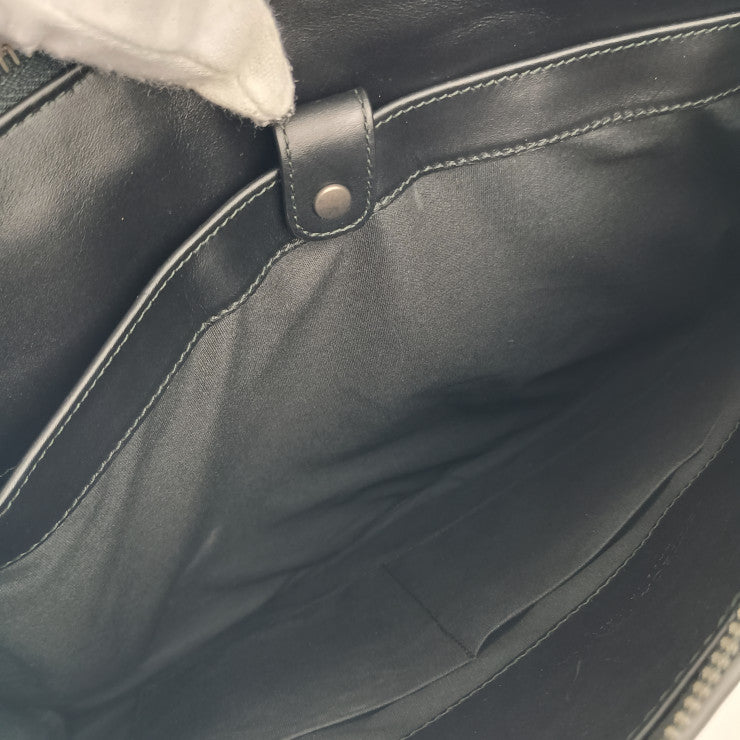 超美品 BOTTEGAVENETA ボッテガヴェネタ クラッチバッグ イントレチャート VN ドキュメントケース 406021 ブラック レザー メンズ セカンドバッグ