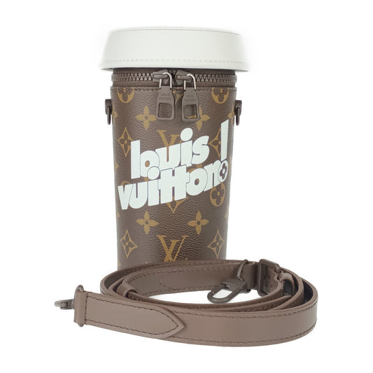 新古未使用展示品 LOUIS VUITTON ルイ ヴィトン ショルダーバッグ エブリデイLV コーヒーカップ M80812 ブラウン ホワイト モノグラムキャンバス レザー ユニセックス 2021AW