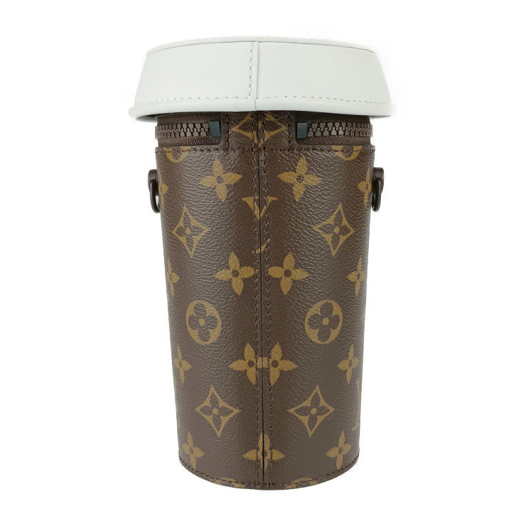 新古未使用展示品 LOUIS VUITTON ルイ ヴィトン ショルダーバッグ エブリデイLV コーヒーカップ M80812 ブラウン ホワイト モノグラムキャンバス レザー ユニセックス 2021AW