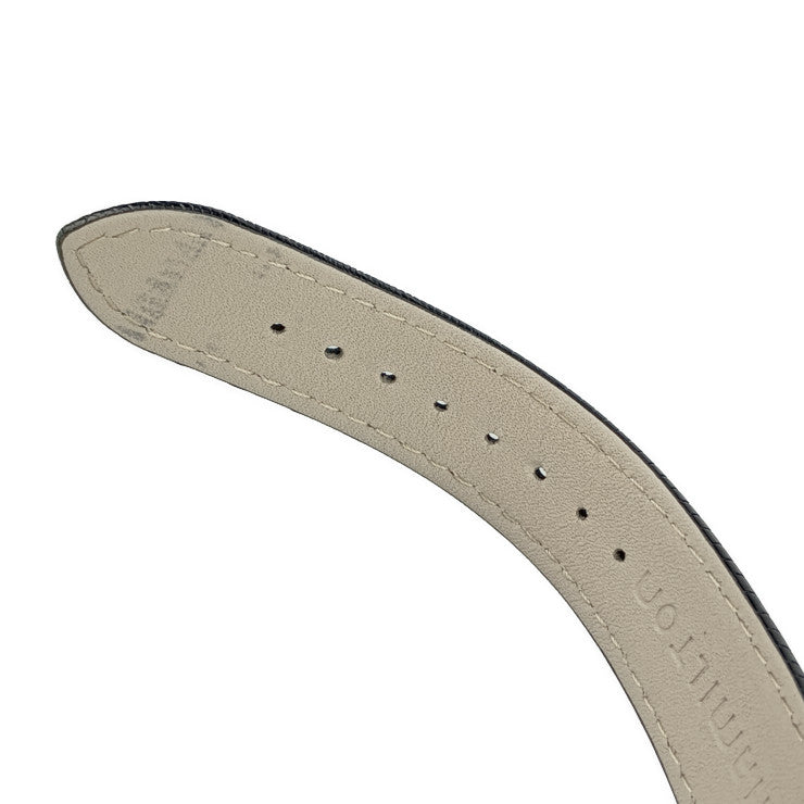 新品未使用展示品 HAMILTON ハミルトン 腕時計 Ventura Quartz ベンチュラ クオーツ H24411732 シルバー ブラック ステンレス 型押しカウレザー メンズ