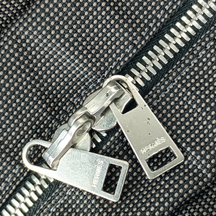 HERMES エルメス トートバッグ エールライン トート MM - グレー シルバー金具 キャンバス ユニセックス ハンドバッグ