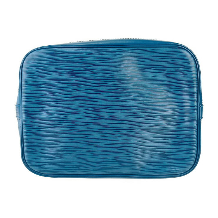 美品 LOUIS VUITTON ルイ ヴィトン ショルダーバッグ ノエ M44005 トレドブルー ゴールド金具 エピレザー レディース 巾着型