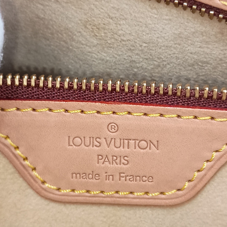 美品 LOUIS VUITTON ルイ ヴィトン ショルダーバッグ ルーピングGM M51145 ブラウン ゴールド金具 モノグラムキャンバス レザー レディース ワンショルダーバッグ