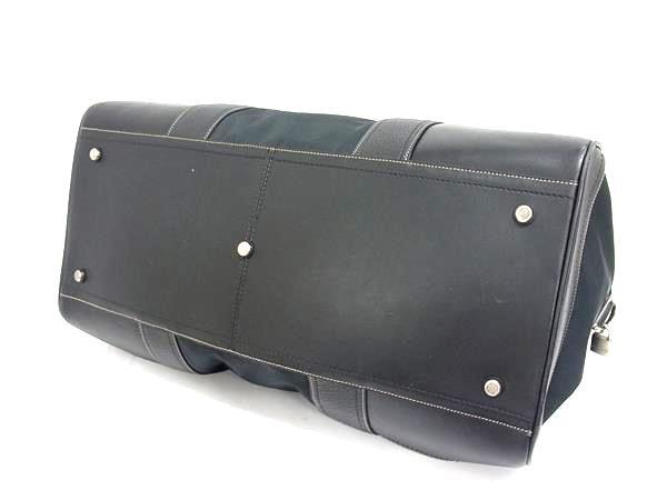 美品 COACH コーチ ボストンバッグ 5050 ブラック系 ナイロン×レザー ユニセックス 斜め掛け 2WAY