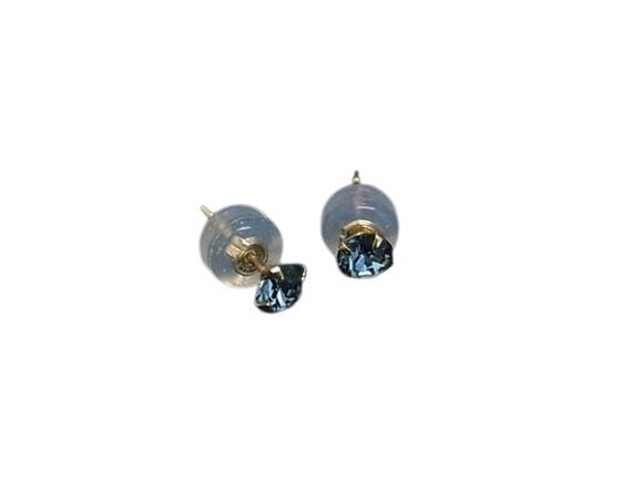 Canal 4℃ カナルヨンドシー ピアス - - ゴールド ライトブルー K18 レディース カラーストーン 色石 美品