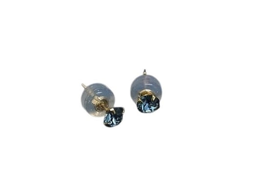 Canal 4℃ カナルヨンドシー ピアス - - ゴールド ライトブルー K18 レディース カラーストーン 色石 美品