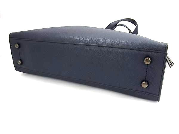 COACH コーチ ビジネスバッグ チャーリー ブリーフ ケース イン レザー ウィズ シグネチャー ブロッキング 76201 ネイビー グレー レザー PVC メンズ 2WAY 超美品