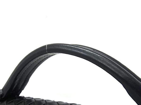 BOTTEGA VENETA ボッテガヴェネタ ビジネスバッグ イントレチャート 122139 ブラック レザー メンズ シルバー金具