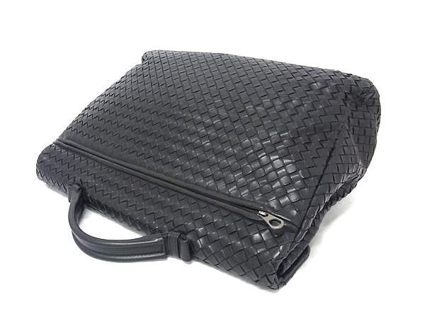 BOTTEGA VENETA ボッテガヴェネタ ビジネスバッグ イントレチャート 122139 ブラック レザー メンズ シルバー金具