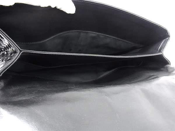 BOTTEGA VENETA ボッテガヴェネタ ビジネスバッグ イントレチャート 122139 ブラック レザー メンズ シルバー金具